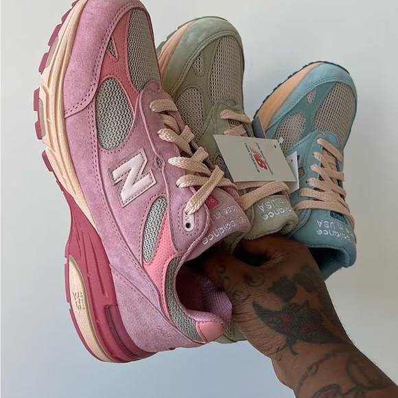 Joe Freshgoods X New Balance 993 Performance Art Powder Pink - Picture 12 of 12